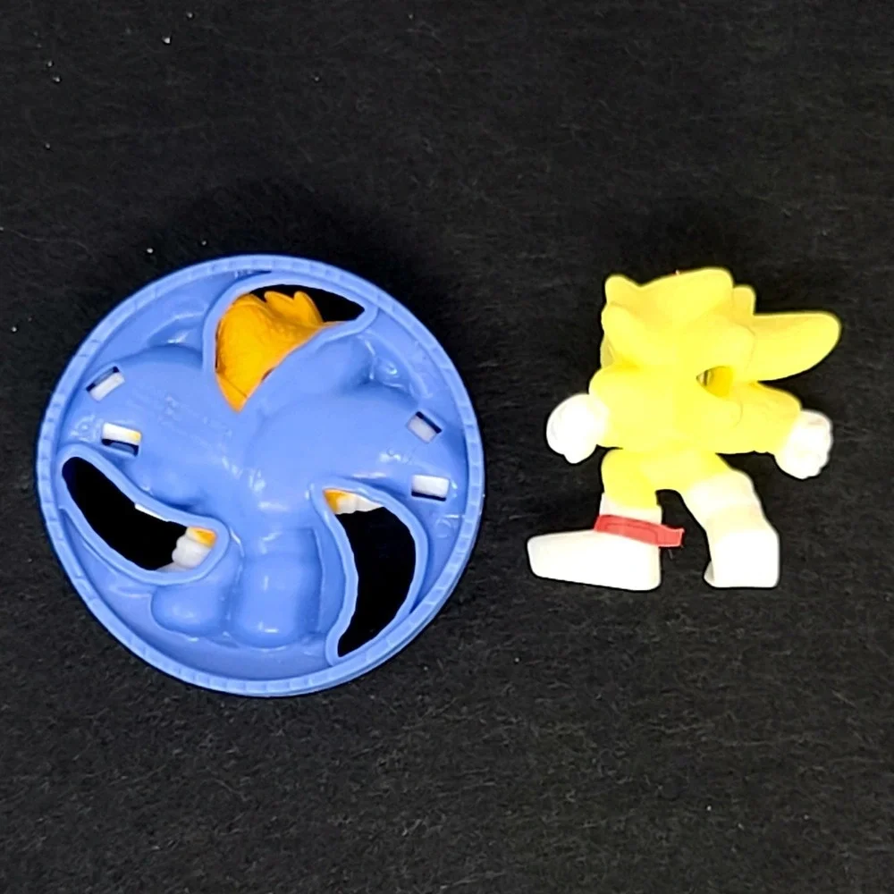 VALUE Bundle McDonald's Happy Meal Sonic Tails Super Shadow Figures CAKE TOPPERS